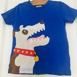 Mini Boden appliqué dog tee